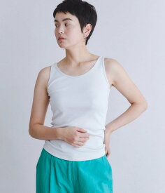 SIPULI [Elama]Suvin Cotton Rib 2WAYタンクトップ シプリ トップス カットソー・Tシャツ グレー【送料無料】