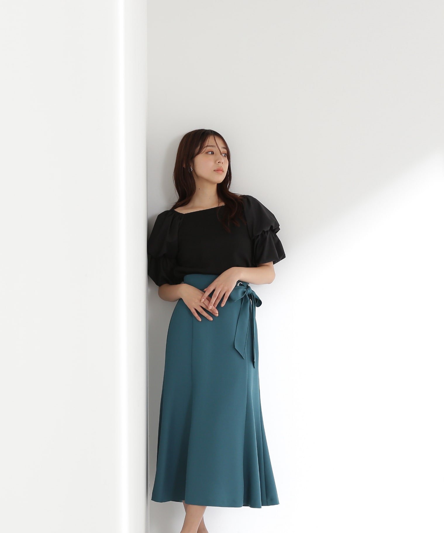 NATURAL BEAUTY BASIC｜ハトメリボンスカート | Rakuten Fashion(楽天
