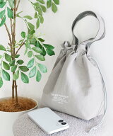 LAKOLE ランチ巾着トートバッグ ラコレ 食器・調理器具・キッチン用品 弁当箱・ランチボックス イエロー …