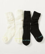 devirock 履き口ゆったり あったか カラフルリブソックス 2足セット 子供服 キッズ 26AW デビロック 靴下…
