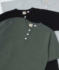 【SALE／10%OFF】Goodwear グッドウェア Tシャツ ティーシャツ メンズ 半袖 ヘンリーネック ラザル トップス カットソー・Tシャツ カーキ グレー ネイビー ブラック ホワイト グリーン