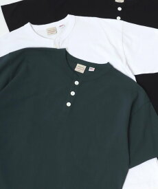 Goodwear グッドウェア Tシャツ ティーシャツ メンズ 半袖 ヘンリーネック ラザル トップス カットソー・Tシャツ カーキ グレー ネイビー ブラック ホワイト グリーン