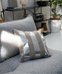 �ySALE�^30%OFF�zJOURNAL STANDARD FURNITURE METALLIC STRIPE CUSHION �N�b�V�����J�o�[ 45cm �W���[�i���X�^���_�[�h�t�@�j�`���[ �C���e���A�E�����G�� �N�b�V�����E�N�b�V�����J�o�[ �x�[�W�� �u���b�N�y