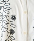 花柄刺繍半袖シャツ【SUM1 STYLE】
