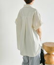 花柄刺繍半袖シャツ【SUM1 STYLE】