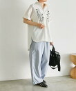 花柄刺繍半袖シャツ【SUM1 STYLE】