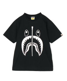 A BATHING APE CRYSTAL STONE SHARK TEE L ア ベイシング エイプ トップス カットソー・Tシャツ ブラック【送料無料】