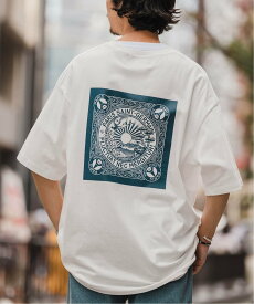 Paris Saint-Germain 【Paris Saint-Germain*Makoto Yamaki】BANDANA プリントTシャツ エディフィス トップス カットソー・Tシャツ ホワイト ネイビー【送料無料】