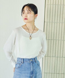 【SALE／60%OFF】LEPSIM テンセル混クルー レプシィム トップス カットソー・Tシャツ ホワイト ブラック パープル ブラウン グレー レッド ブルー