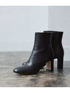 【SALE/30%OFF】ADAM ET ROPE' スクエアトゥハイアーチブーツ アダムエロペ シューズ ショートブーツ/ブーティー ブラック ベージュ【送料無料】