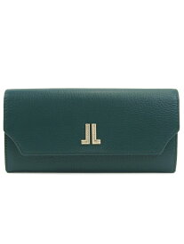 LANVIN COLLECTION ラブレーパース かぶせ式長財布 ボックス式小銭入れタイプ マルショウ エンドウ 財布・ポーチ・ケース 財布 ブラック ゴールド グリーン【送料無料】