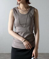 【SALE／47%OFF】mitis mitis/(W)コットンフライスタンクトップ リラクロ トップス ノースリーブ・タンク…