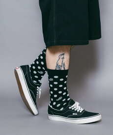 Subciety PAISLEY DOTS SOCKS サブサエティ 靴下・レッグウェア 靴下 ブラック グレー