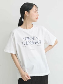 earth music&ecology アソートグラフィックレギュラーT Tシャツ/半袖/レディース/24SS アースミュージック&エコロジー トップス カットソー・Tシャツ レッド