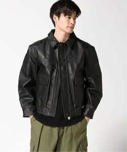 �ySALE�^30%OFF�zCOLLABORATION �ySKOOKUM×JACKROSE�zBUFFALO LEATHER A-2 JACKET(MENS) �W���b�N���[�Y �W���P�b�g�E�A�E�^�[ ���̑��̃W���P�b�g�E�A�E�^�[ �u���b�N�y���������z