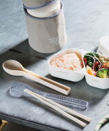LAKOLE スプーン&お箸セット ラコレ 食器・調理器具・キッチン用品 カトラリー ホワイト グリーン