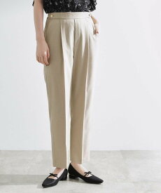 【SALE／50%OFF】grove 【洗える/美脚ラインキープ】テーパードパンツ グローブ パンツ その他のパンツ ブラウン ベージュ ブラック グレー