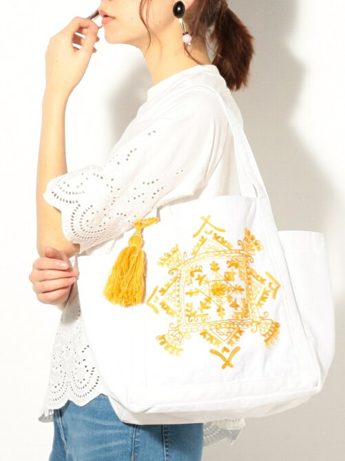 Coen Market エンブロイダリー刺繍トートバッグ Mサイズ Rakuten Coen Market エンブロイダリー刺繍トートバッグ Mサイズ Rakuten