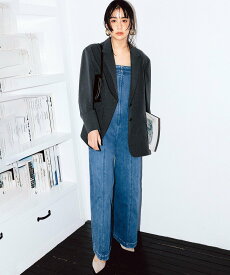 【SALE／20%OFF】UNFILO UNFILO DENIM オールインワン アンフィーロ オールインワン・オーバーオール オールインワン・つなぎ ブルー グレー【送料無料】