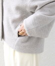 【WEB限定】イタリアン エアリー コクーン ノーカラー ジャケット
