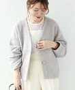 【WEB限定】イタリアン エアリー コクーン ノーカラー ジャケット