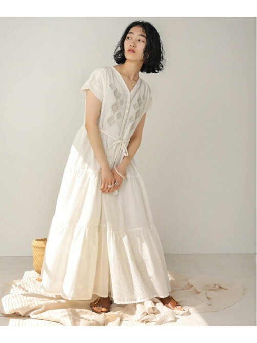 Bou Jeloud Web限定 刺繍ティアードワンピース Rakuten Fashion 楽天ファッション 旧楽天ブランドアベニュー Da48