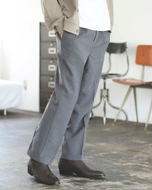 【SALE／60%OFF】BEAMS MEN BEAMS / 2プリーツ テーパード アンクル パンツ ビームス アウトレット パンツ その他のパンツ ブラック ベージュ【送料無料】