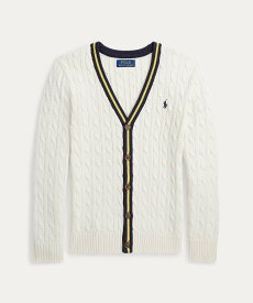 POLO RALPH LAUREN (ボーイズ 8才~20才)コットン クリケット カーディガン ラルフローレン トップス カーディガン ブラウン【送料無料】