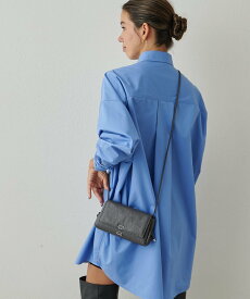 IACUCCI アバ ウォレットショルダー CERVO イアクッチ 財布・ポーチ・ケース その他の財布・ポーチ・ケース グレー ブラック【送料無料】