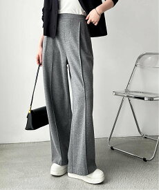 【SALE／30%OFF】GeeRA リラクシーな穿き心地!キレイ見えピンタックワイドパンツ ジーラ パンツ その他のパンツ ブラック グレー
