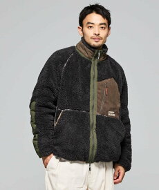 KRIFF MAYER (M)シャギーボアJK クリフメイヤー ジャケット・アウター ブルゾン・ジャンパー グリーン ネイビー ブラック ブラウン ホワイト グレー【送料無料】