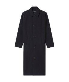 A.P.C. 80's コート アー・ぺー・セー ジャケット・アウター ステンカラーコート ネイビー【送料無料】