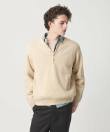 BEAUTY&YOUTH UNITED ARROWS リラックス 4ボタン ヘンリーネック ニット ビューティー＆ユース　ユナイテ…