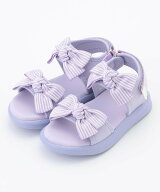 ANY KIDS リボンスポサン エニィ シューズ・靴 サンダル ネイビー パープル【送料無料】