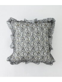 ROPE' E'TERNEL 【Poly Russell Lace】Ruffle Pillow ロペ インテリア・生活雑貨 クッション・クッションカバー グレー ブラウン【送料無料】