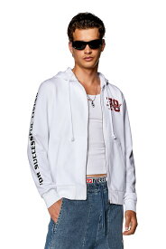 【SALE／40%OFF】DIESEL メンズ スウェット フーディー ディーゼル トップス パーカー・フーディー ホワイト ブラック グレー ネイビー【送料無料】