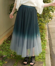 axes femme チュールラメスカート アクシーズファム スカート その他のスカート ピンク パープル【送料無料】