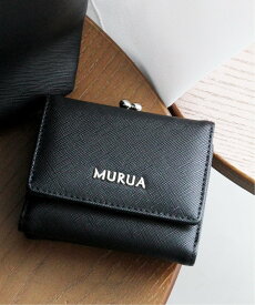 MURUA MURUA/(W)口金ミニ財布 PLAIN MR-W1142 エルゲイス 財布・ポーチ・ケース 財布 ブラック ベージュ ホワイト【送料無料】