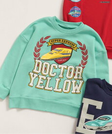 【SALE／50%OFF】BREEZE WEB限定 【新幹線大集合】 3色3柄 トレーナー エフオーオンラインストア トップス スウェット・トレーナー ブルー レッド グリーン