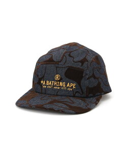 A BATHING APE CAMO FLOCKED DENIM JET CAP A xCVO GCv Xq Lbv lCr[yz