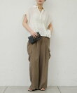 ハーフスリーブウエストシェイプシャツ