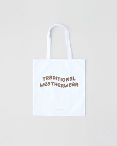 Traditional Weatherwear WAVE LOGO TOTE �g���f�B�V���i���E�F�U�[�E�F�A �o�b�O ���̑��̃o�b�O �z���C�g