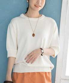 【SALE／33%OFF】coen バンブーショートスリーブサマーニット コーエン ニット 半袖ニット ホワイト グレー ベージュ