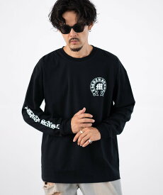 【SALE／31%OFF】SIDEWAY STANCE SIDEWAY STANCE サイドウェイスタンス アーチロゴ 長袖Tシャツ インプローブス トップス カットソー・Tシャツ ブルー ホワイト ブラック