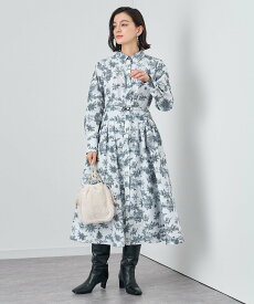 【SALE／40%OFF】ANAYI スノートワルドジュイシャツ ワンピース アナイ ワンピース・ドレス シャツワンピース ブルー グレー【送料無料】