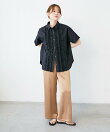 《手洗い可能》メローウエストサテンイージーパンツ