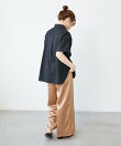 《手洗い可能》メローウエストサテンイージーパンツ