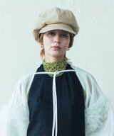 ORIENT MILLINERY Kojima Denim Casquette オリエント ミリナリー 帽子 キャスケット ブラック ベージュ…