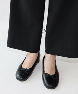 【SALE／50%OFF】Fin 丸ヒールバレエシューズ【低反発スポンジ入り】 フィン シューズ・靴 バレエシュー…
