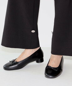 【SALE／50%OFF】Fin 丸ヒールバレエシューズ【低反発スポンジ入り】 フィン シューズ・靴 バレエシューズ ベージュ ブラック ブラウン【送料無料】